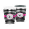 Houndstooth w/Pink Accent Shot Glass - PARENT/MAIN (white)