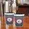 Houndstooth w/Pink Accent Shot Glass - Two Tone - LIFESTYLE