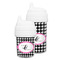 Houndstooth w/Pink Accent Sippy Cups