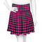 Houndstooth w/Pink Accent Skater Skirt - Small