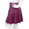 Houndstooth w/Pink Accent Skater Skirt - Side