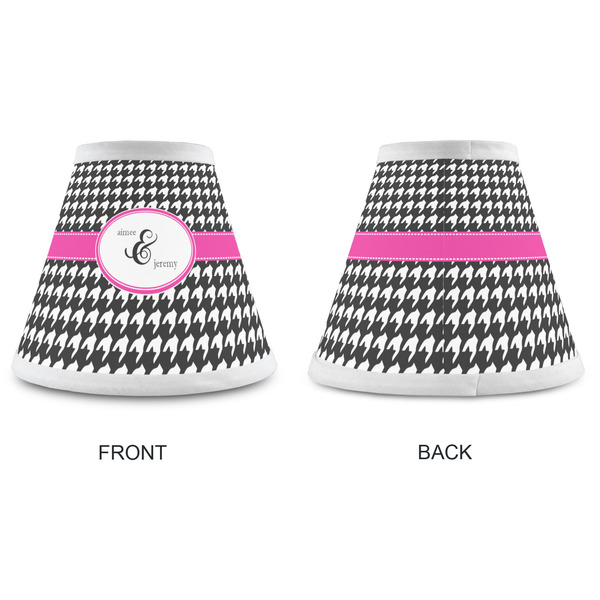 Houndstooth w/Pink Accent Small Chandelier Lamp - Approval