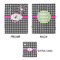 Houndstooth w/Pink Accent Small Gift Bag - Approval
