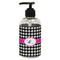 Houndstooth w/Pink Accent Small Soap/Lotion Bottle