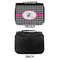 Houndstooth w/Pink Accent Small Travel Bag - APPROVAL