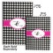 Houndstooth w/Pink Accent Soft Cover Journal - Compare