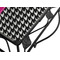Houndstooth w/Pink Accent Square Trivet - Detail