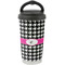 Houndstooth w/Pink Accent Stainless Steel Travel Cup