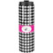 Houndstooth w/Pink Accent Stainless Steel Tumbler 20 Oz - Front