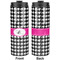 Houndstooth w/Pink Accent Stainless Steel Tumbler - Apvl