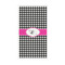 Houndstooth w/Pink Accent Guest Paper Towels - Full Color - Standard (Personalized)