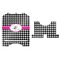 Houndstooth w/Pink Accent Stylized Tablet Stand - Apvl