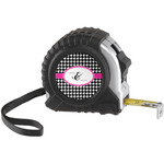Houndstooth w/Pink Accent Tape Measure (25 ft) (Personalized)