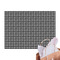 Houndstooth w/Pink Accent Tissue Paper Sheets - Main