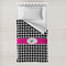Houndstooth w/Pink Accent Toddler Duvet Cover Only