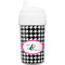 Houndstooth w/Pink Accent Toddler Sippy Cup