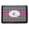 Houndstooth w/Pink Accent Trifold Wallet
