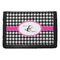 Houndstooth w/Pink Accent Trifold Wallet (Personalized)