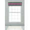 Houndstooth w/Pink Accent Valance - On window