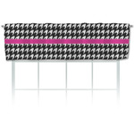 Houndstooth w/Pink Accent Valance