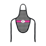 Houndstooth w/Pink Accent Bottle Apron (Personalized)