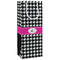Houndstooth w/Pink Accent Wine Gift Bags - Matte (Personalized)