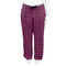 Houndstooth w/Pink Accent Women's Pj on model - Front