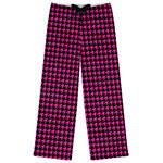 Houndstooth w/Pink Accent Womens Pajama Pants