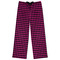 Houndstooth w/Pink Accent Womens Pjs - Flat Front