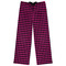 Houndstooth w/Pink Accent Womens Pajama Pants - M