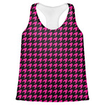 Houndstooth w/Pink Accent Womens Racerback Tank Top - X Small