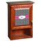 Houndstooth w/Pink Accent Wooden Cabinet Decal (Medium)