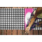 Houndstooth w/Pink Accent Yoga Mats - LIFESTYLE