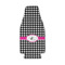 Houndstooth w/Pink Accent Zipper Bottle Cooler (Personalized)