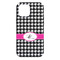 Houndstooth w/Pink Accent iPhone 13 Pro Max Tough Case - Back