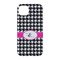 Houndstooth w/Pink Accent iPhone 14 Case - Back