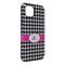 Houndstooth w/Pink Accent iPhone 14 Plus Tough Case - Angle