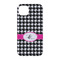 Houndstooth w/Pink Accent iPhone 14 Pro Case - Back