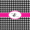 Houndstooth w/Pink Accent