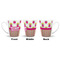 Pink Monsters & Stripes 12 Oz Latte Mug - Approval