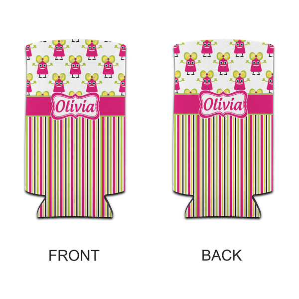 Pink Monsters & Stripes 12oz Tall Can Sleeve - APPROVAL