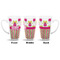 Pink Monsters & Stripes 16 Oz Latte Mug - Approval