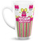 Pink Monsters & Stripes 16 Oz Latte Mug - Front