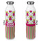 Pink Monsters & Stripes 20oz Water Bottles - Full Print - Approval
