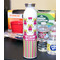 Pink Monsters & Stripes 20oz Water Bottles - Full Print - In Context