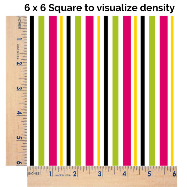 Pink Monsters & Stripes 6x6 Swatch of Fabric