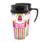 Pink Monsters & Stripes Acrylic Travel Mugs
