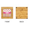 Pink Monsters & Stripes Bamboo Trivet with 6" Tile - APPROVAL