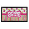 Pink Monsters & Stripes Bar Mat - Small - FRONT