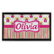 Pink Monsters & Stripes Bar Mat - Small (Personalized)